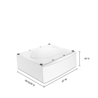 Whirlpool XHP1000XW 10" Pedestal for Front Load Washer and Dryer