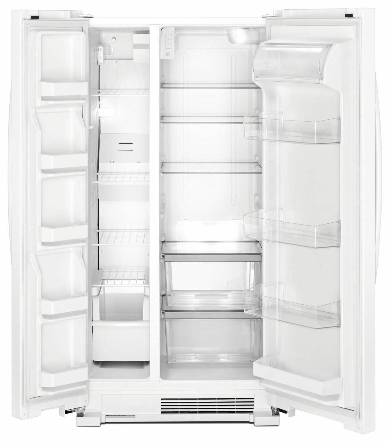 Whirlpool WRS312SNHW 33-inch Wide Side-by-Side Refrigerator - 22 cu. ft.