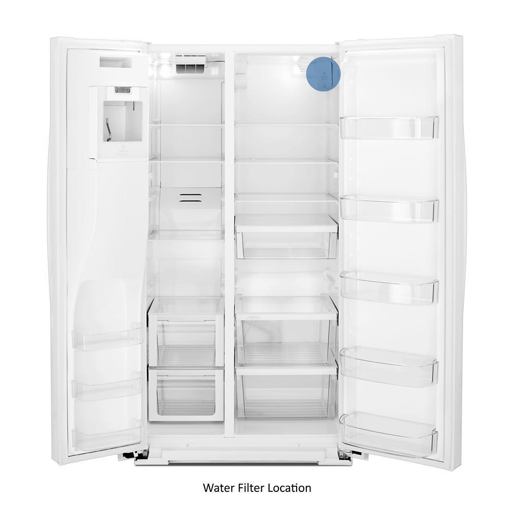 Whirlpool WRS588FIHW 36-inch Wide Side-by-Side Refrigerator - 28 cu. ft.