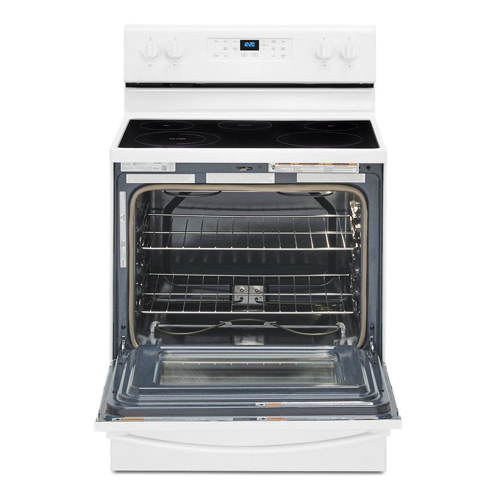 Whirlpool 5.3 cu. ft. Whirlpool® electric range with Frozen Bake™ technology