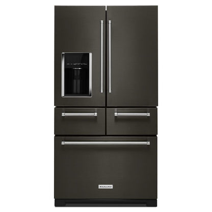 Kitchenaid KRMF706EBS 25.8 Cu. Ft. 36" Multi-Door Freestanding Refrigerator with Platinum Interior Design and PrintShield™ Finish