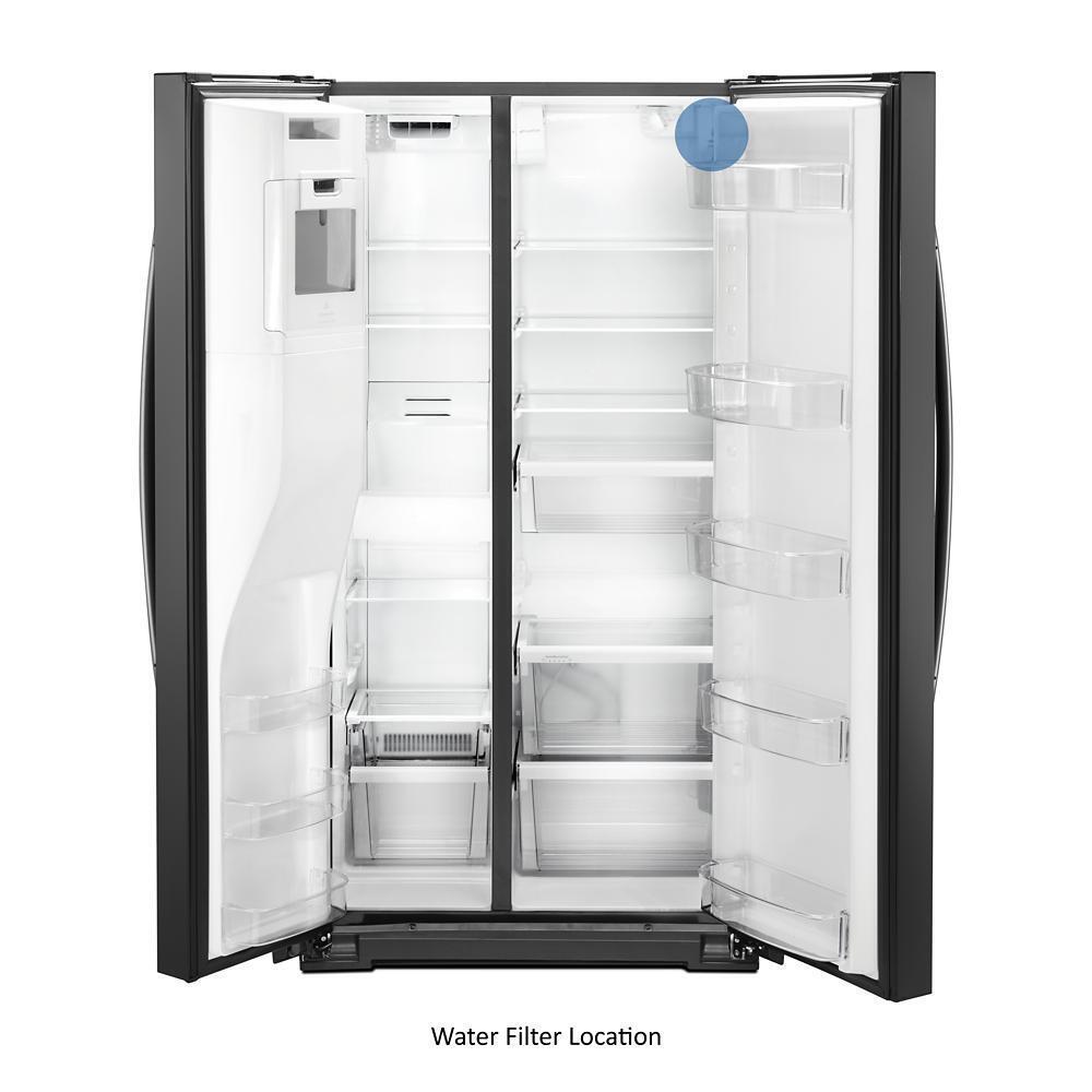 Whirlpool WRS571CIHB 36-inch Wide Counter Depth Side-by-Side Refrigerator - 21 cu. ft.