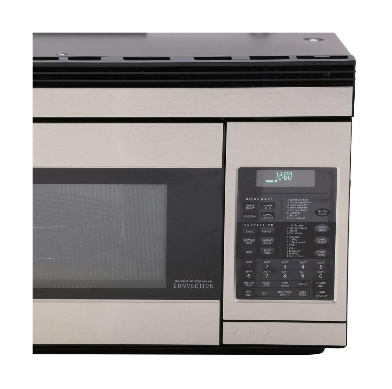 Sharp 1.1 cu. ft. 850W Sharp Stainless Steel Over-the-Range Convection Microwave Oven