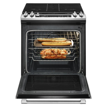 30-INCH WIDE SLIDE-IN GAS RANGE WITH TRUE CONVECTION AND FIT SYSTEM - 5.8 CU. FT.