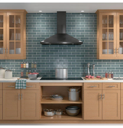 JVW5361BJTS GE® 36" Wall-Mount Pyramid Chimney Hood