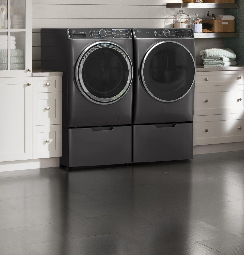 GE® 7.8 cu. ft. Capacity Smart Front Load Electric Dryer with Steam and Sanitize Cycle