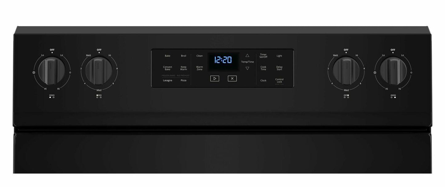 Whirlpool WFE550S0HB 5.3 cu. ft. Whirlpool® electric range with Frozen Bake™ technology - Black