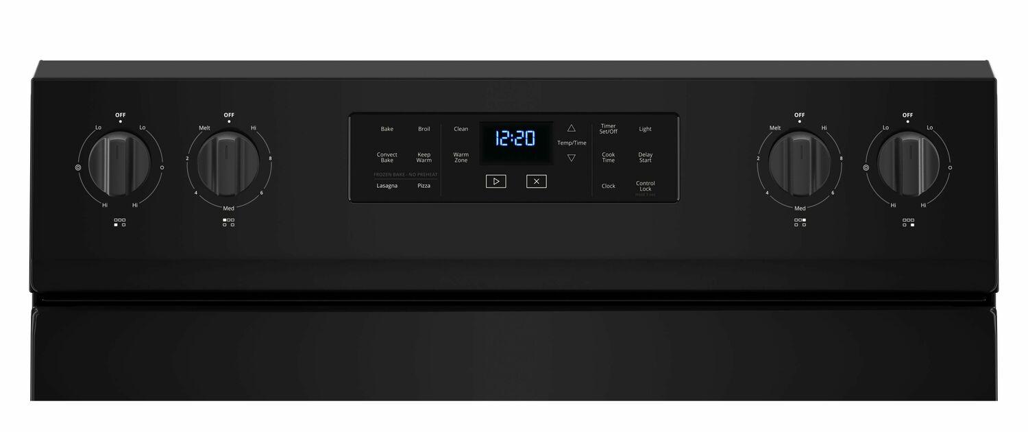 Whirlpool WFE550S0HB 5.3 cu. ft. Whirlpool® electric range with Frozen Bake™ technology - Black