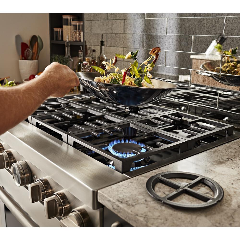 KFDC506JSS KitchenAid® 36'' Smart Commercial-Style Dual Fuel Range with 6 Burners