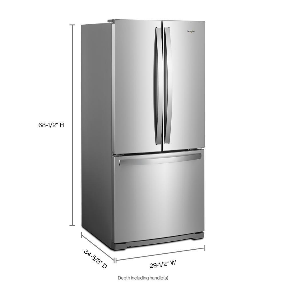 Whirlpool WRF560SMHZ 30-inch Wide French Door Refrigerator - 20 cu. ft.