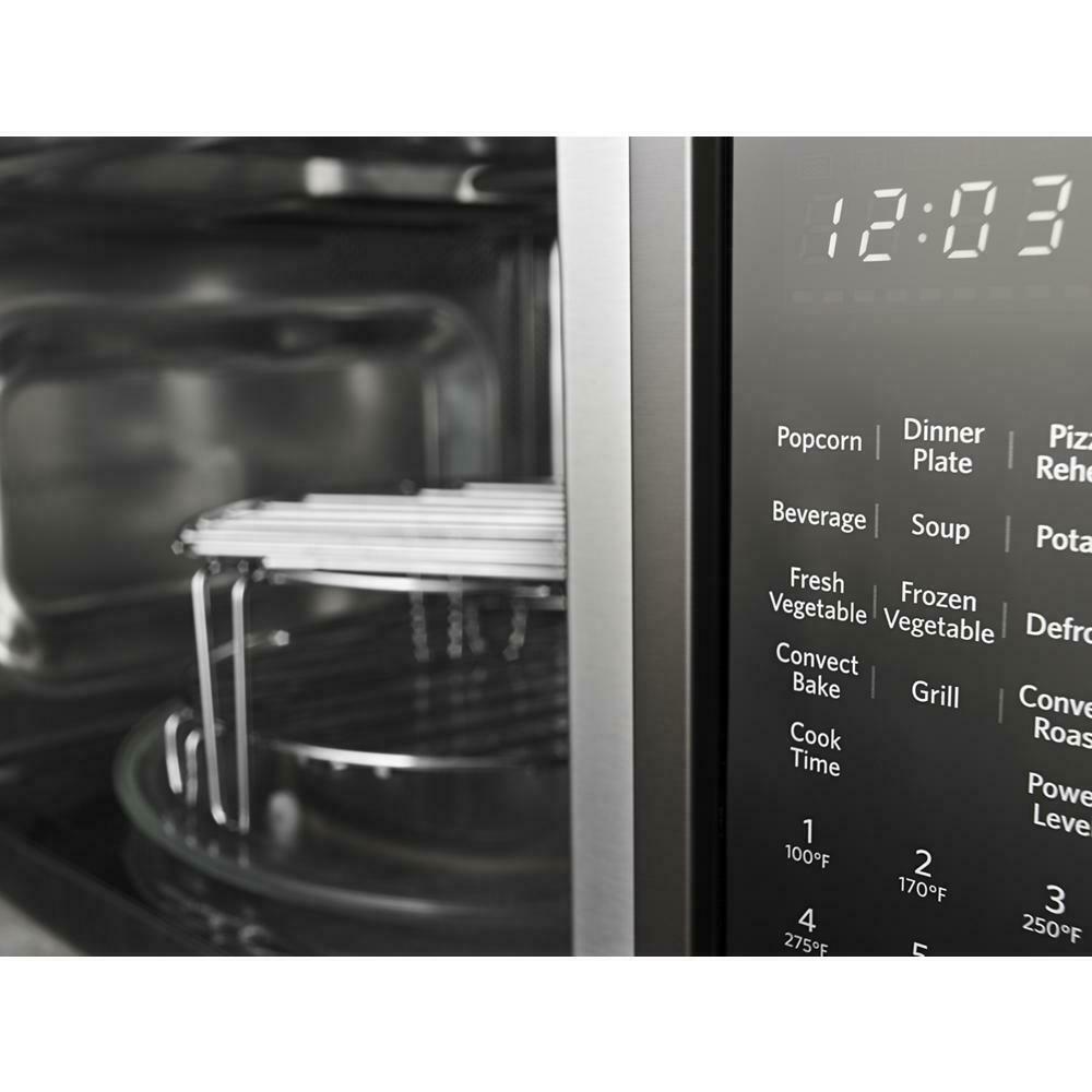 Kitchenaid 21 3/4" Countertop Convection Microwave Oven with PrintShield™ Finish - 1000 Watt