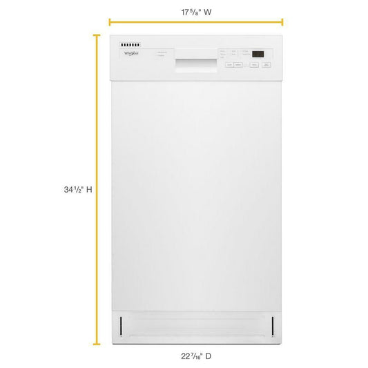 Small-Space Compact Dishwasher with Stainless Steel Tub