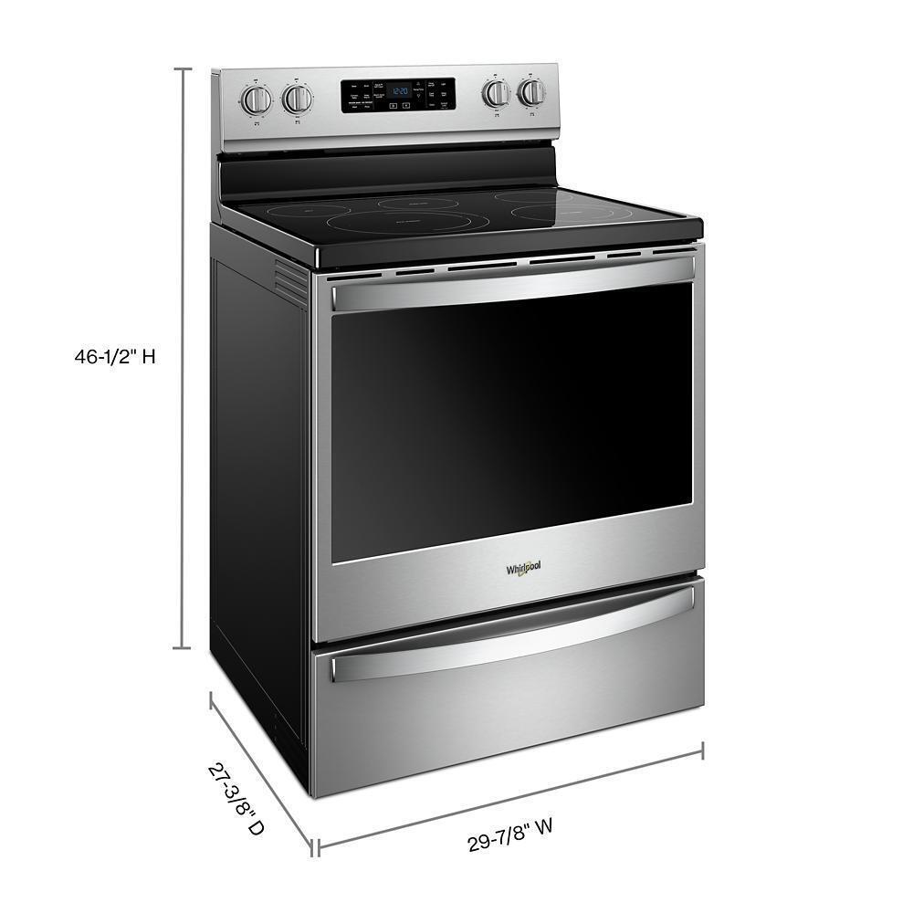 Whirlpool 6.4 cu. ft. Freestanding Electric Range with Frozen Bake™ Technology