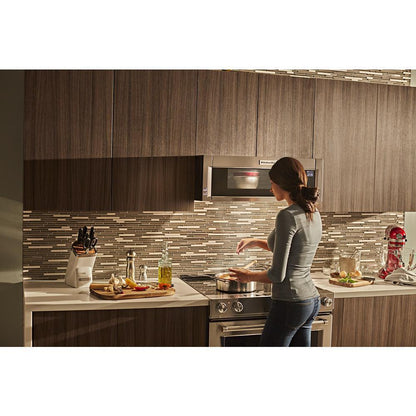 Kitchenaid KSEG700ESS 30-Inch 5-Element Electric Slide-In Convection Range