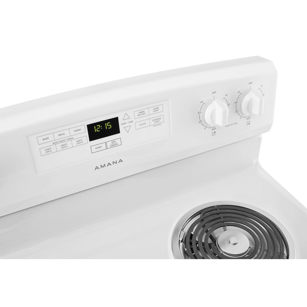 Amana 30-inch Amana® Electric Range with Bake Assist Temps