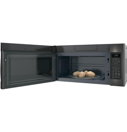 JNM7196BLTS GE® 1.9 Cu. Ft. Over-the-Range Sensor Microwave Oven with Recirculating Venting