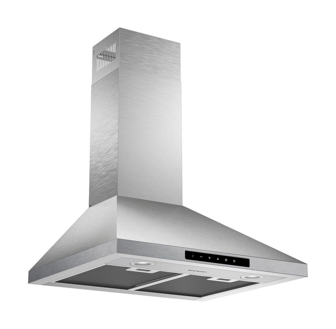 Sharp 24 in. Wall Mount Chimney Range Hood