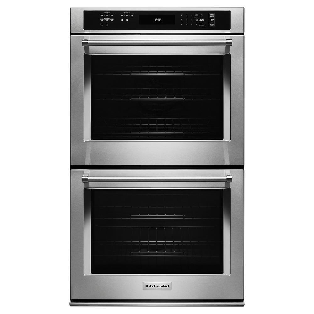 Kitchenaid 30" Double Wall Oven with Even-Heat™ True Convection (Upper Oven)