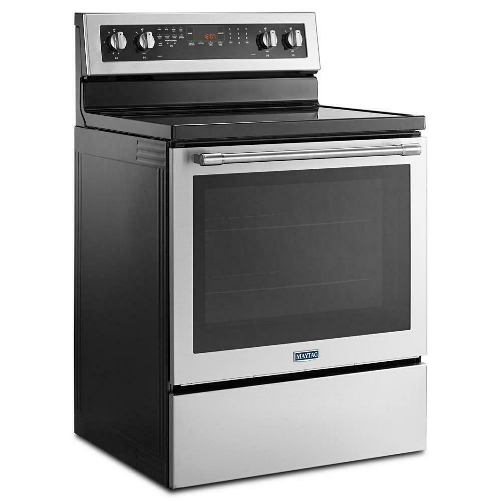 Maytag 30-Inch Wide Electric Range With True Convection And Power Preheat - 6.4 Cu. Ft.