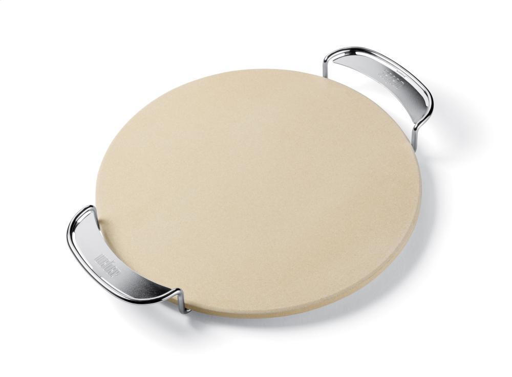 WEBER ORIGINAL - Pizza Stone With Carry Rack