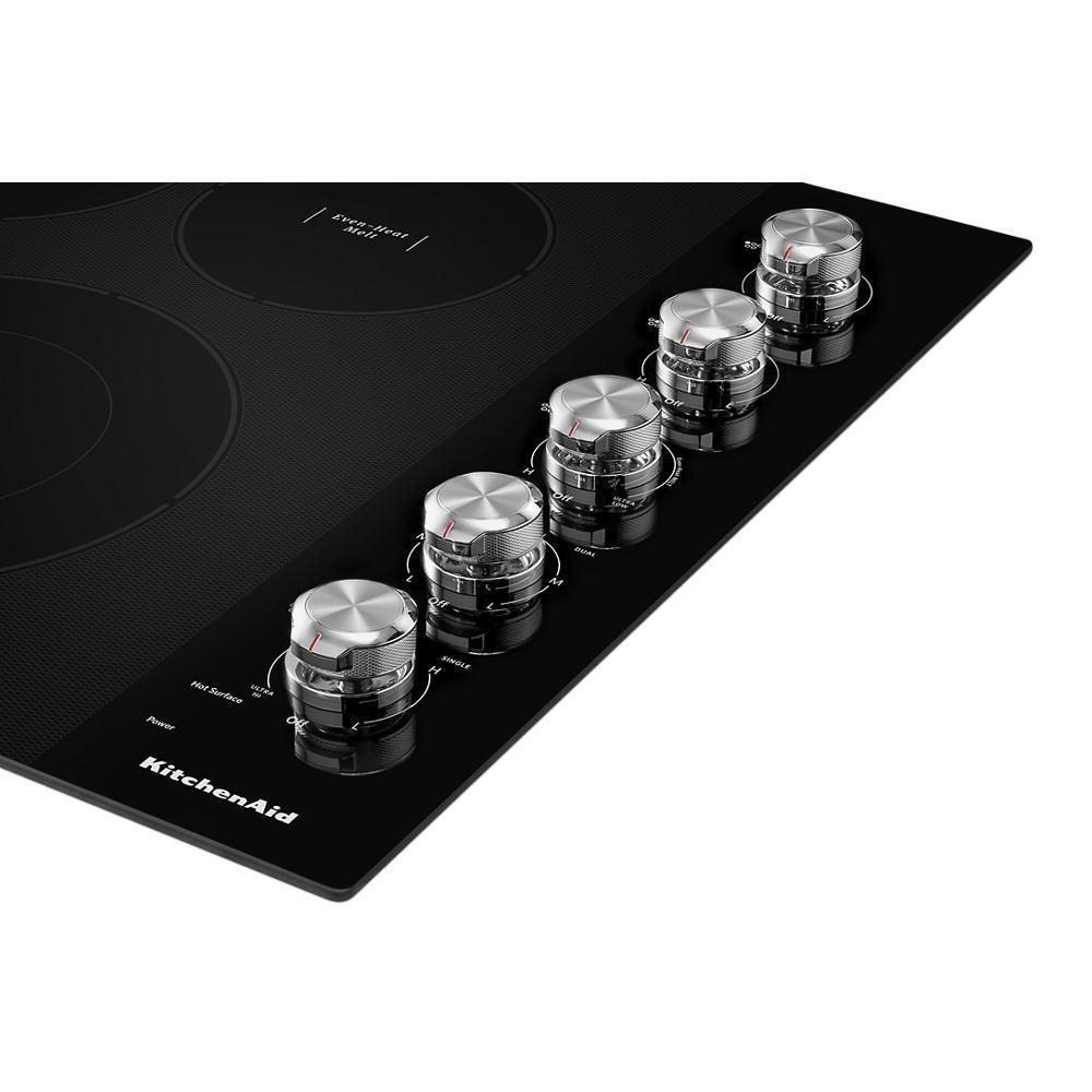 Kitchenaid 30" Electric Cooktop with 5 Elements and Knob Controls