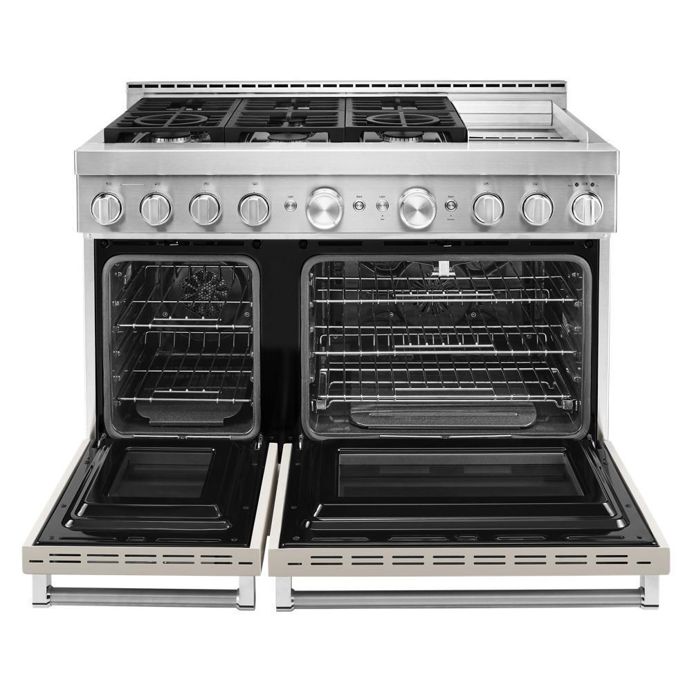 KFGC558JMH KitchenAid® 48'' Smart Commercial-Style Gas Range with Griddle