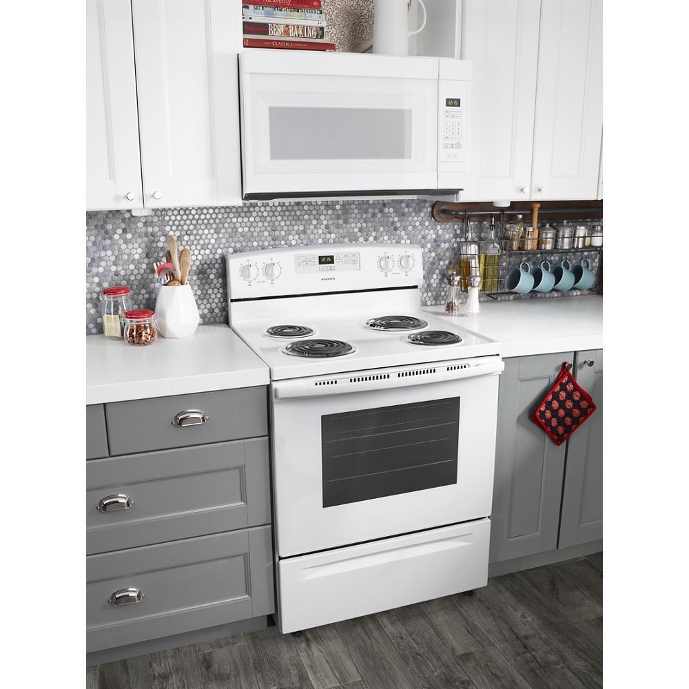 Amana AMV2307PFW 1.6 Cu. Ft. Over-the-Range Microwave with Add 0:30 Seconds