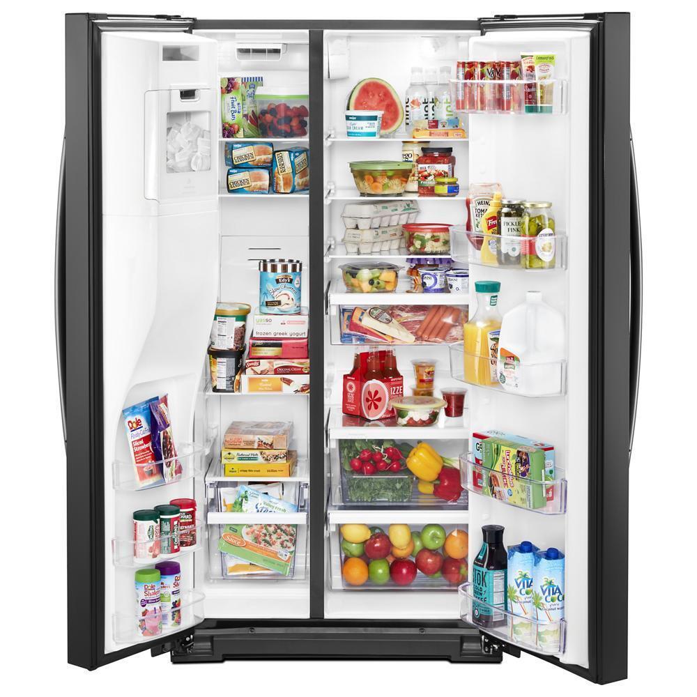 Whirlpool WRS571CIHB 36-inch Wide Counter Depth Side-by-Side Refrigerator - 21 cu. ft.