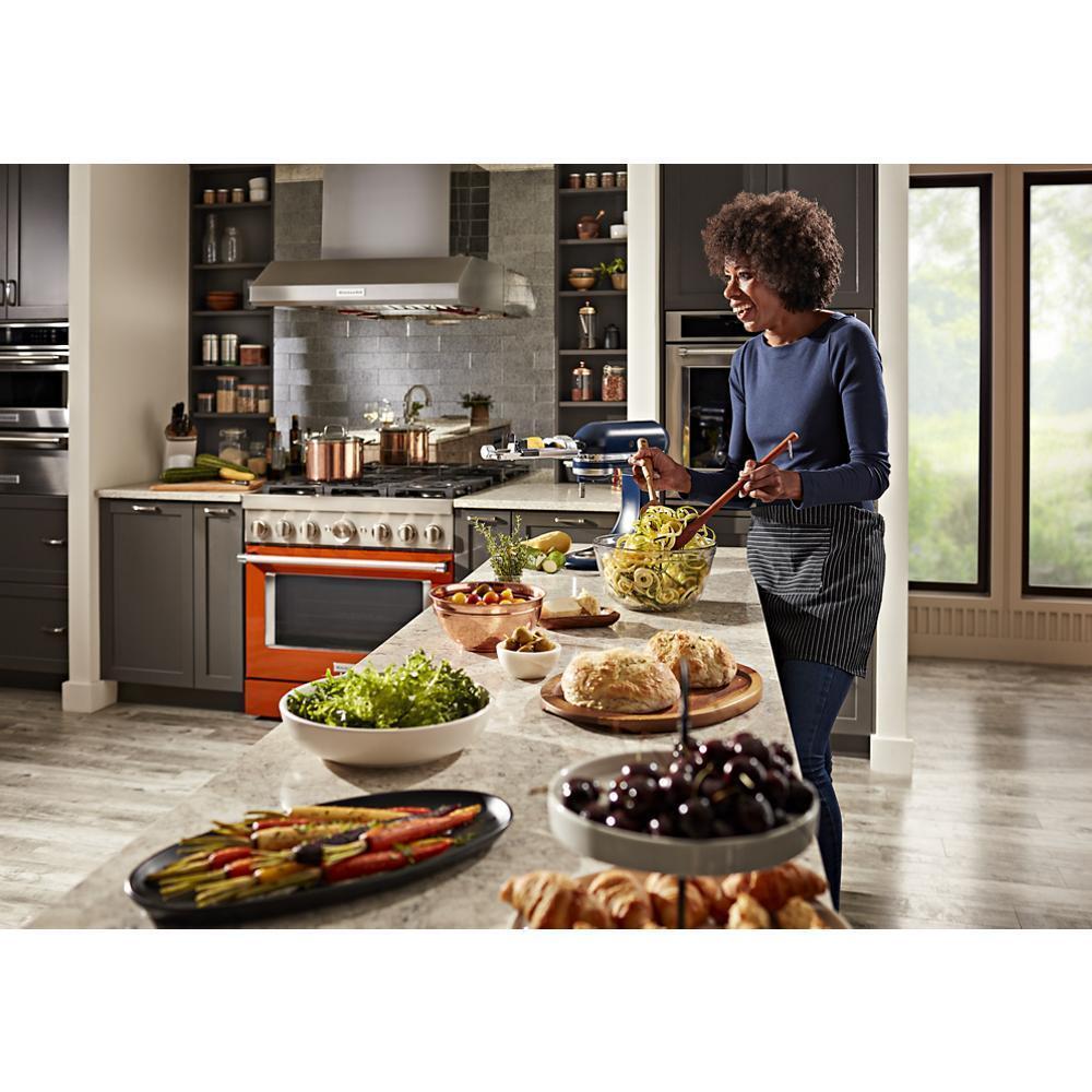 KFDC506JSC KitchenAid® 36'' Smart Commercial-Style Dual Fuel Range with 6 Burners