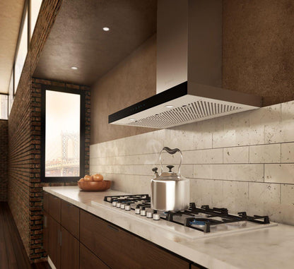 Elica EMZ636S3 MEZZANO Wall Mount Range Hood 36" wide - 600CFM