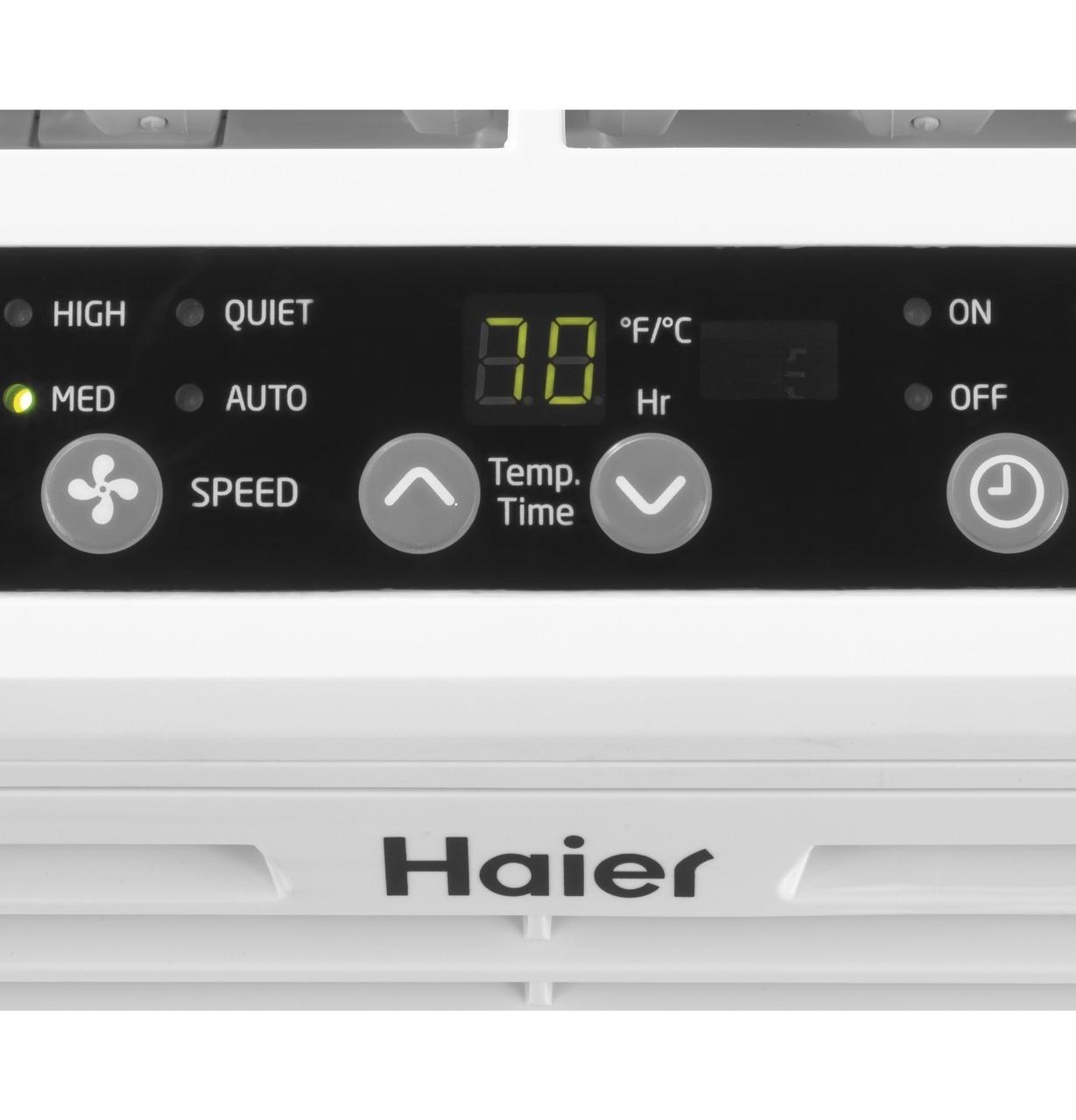 Haier ENERGY STAR® 6,200 BTU Ultra Quiet Window Air Conditioner for Small Rooms up to 250 sq. ft.