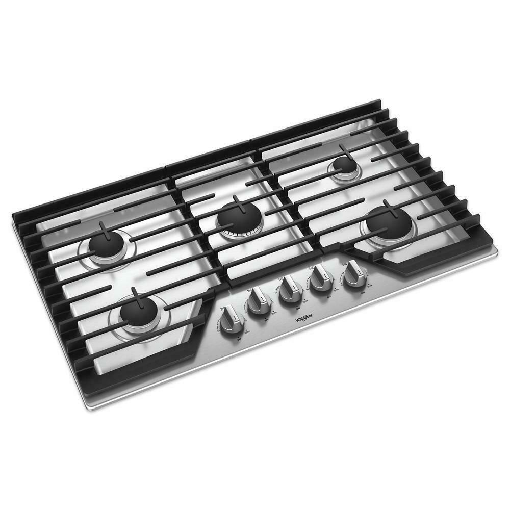Whirlpool 36-inch Gas Cooktop with Griddle