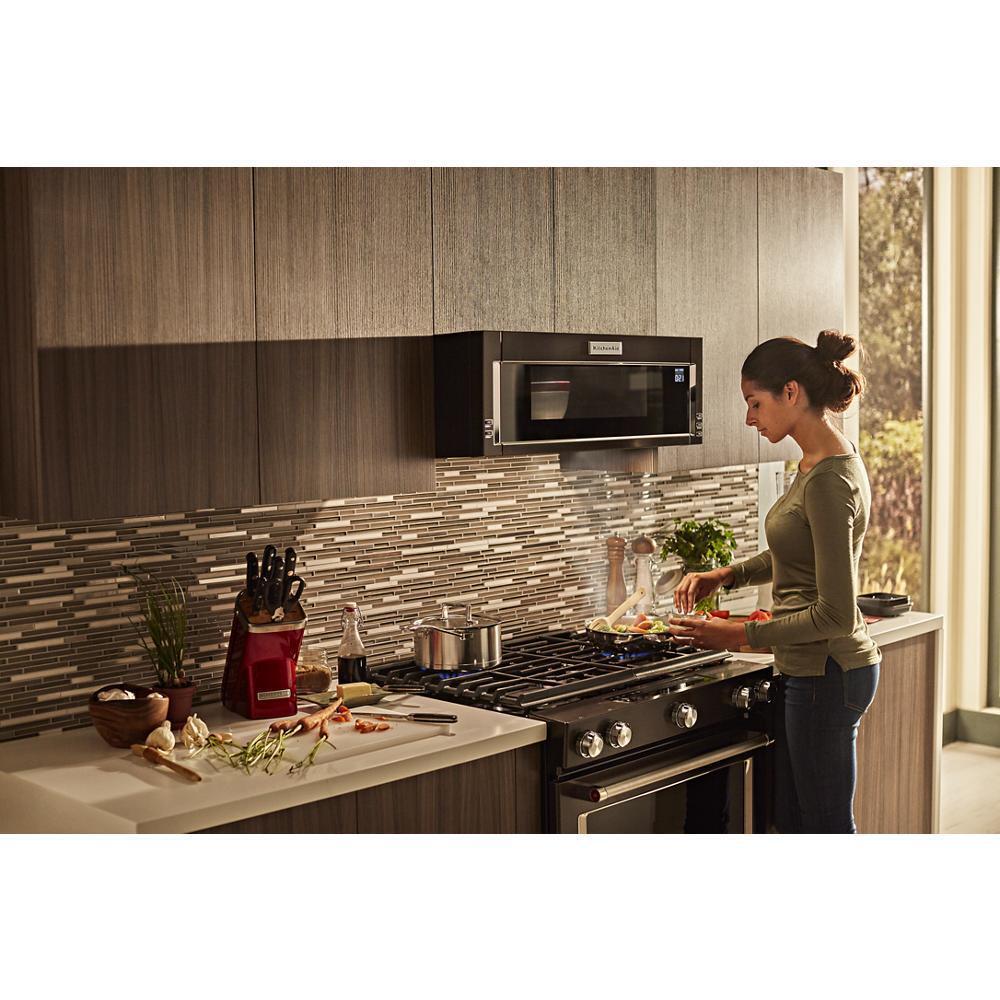 Kitchenaid KSGG700EBS 30-Inch 5-Burner Gas Slide-In Convection Range
