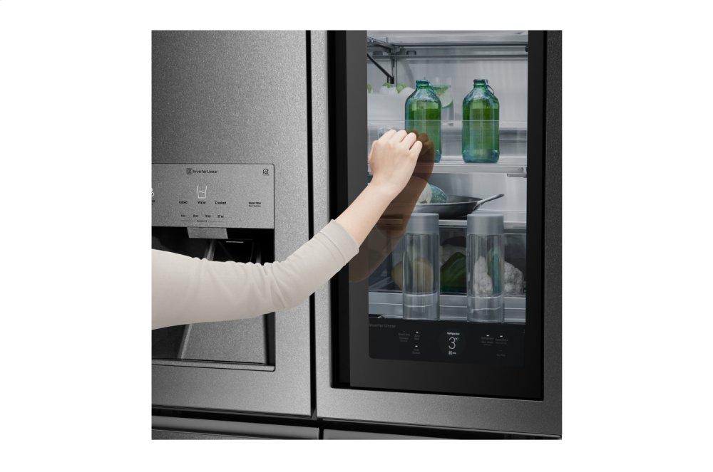 LG SIGNATURE 23 cu. ft. Smart wi-fi Enabled InstaView™ Door-in-Door® Counter-Depth Refrigerator