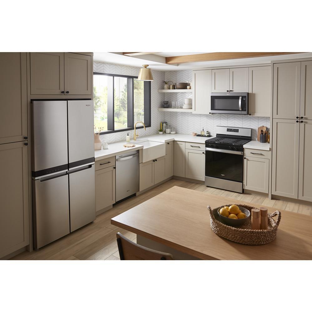 Whirlpool WRQA59CNKZ 36-inch Wide Counter Depth 4 Door Refrigerator - 19.4 cu. ft.