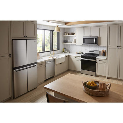 Whirlpool WRQA59CNKZ 36-inch Wide Counter Depth 4 Door Refrigerator - 19.4 cu. ft.