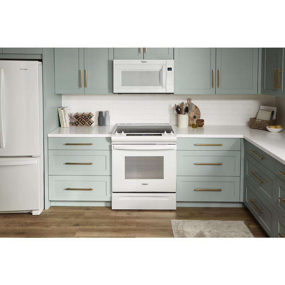 Whirlpool WEE515S0LW 4.8 Cu. Ft. Whirlpool® Electric Range with Frozen Bake™ Technology