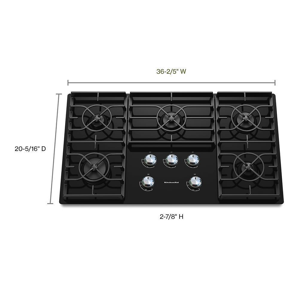 36-Inch 5 Burner Gas Cooktop, Architect® Series II