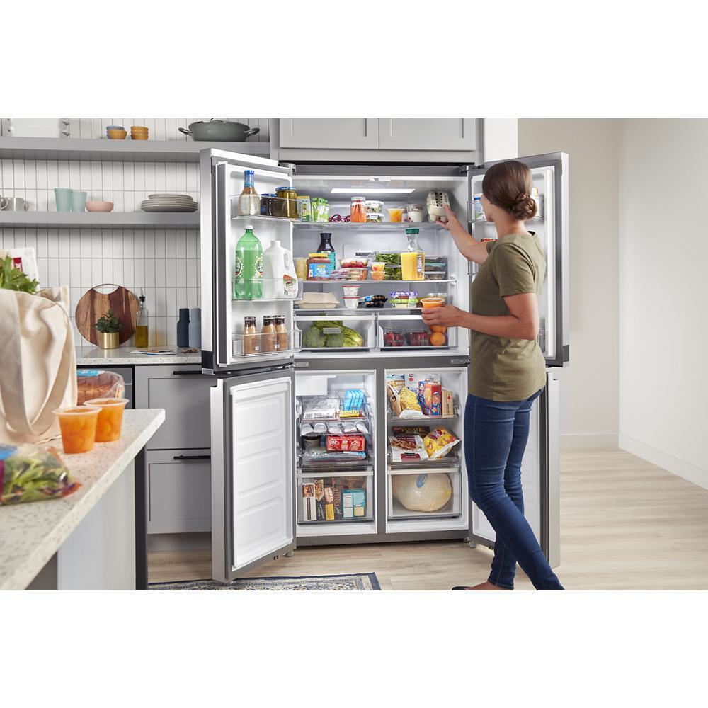 Whirlpool WRQA59CNKZ 36-inch Wide Counter Depth 4 Door Refrigerator - 19.4 cu. ft.