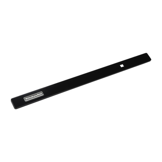Whirlpool W10387672 Vent Hood Downdraft Top Trim, Black, Size: 37" L x 3" W, fits KXD4630YSS