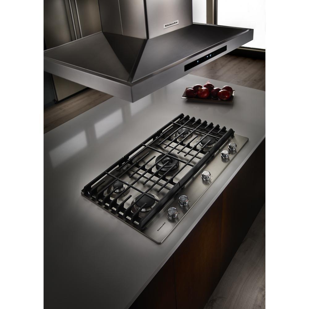 Kitchenaid KCGS550ESS 30" 5-Burner Gas Cooktop