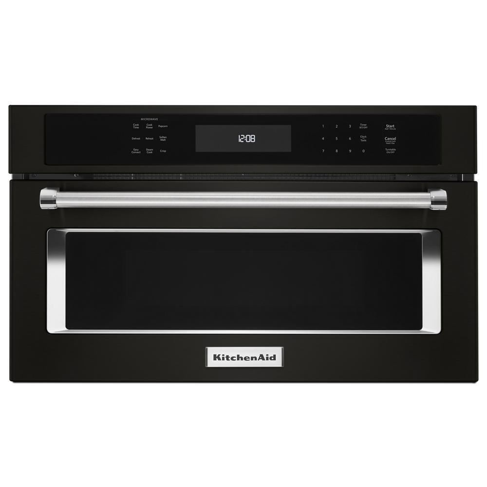 Kitchenaid KMBP100EBS 30" Built In Microwave Oven with Convection Cooking