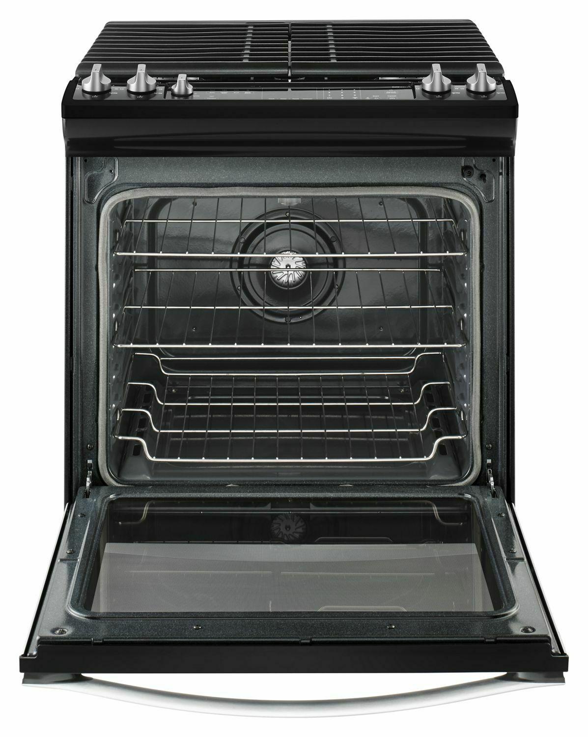 Whirlpool WEG745H0FE 5.8 Cu. Ft. Slide-In Gas Range with EZ-2-Lift™ Hinged Grates - Black Ice