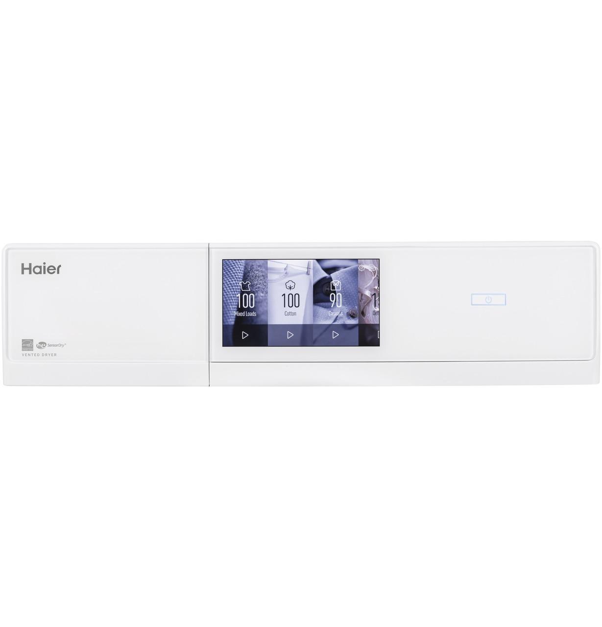 4.3 cu.ft. Capacity Smart 24" Frontload Electric Dryer with Stainless Steel Basket