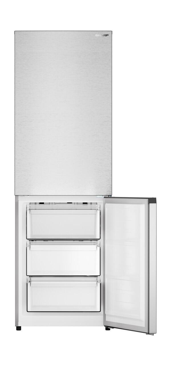 SJB1255GS Sharp 24 in. Bottom-Freezer Counter-Depth Refrigerator