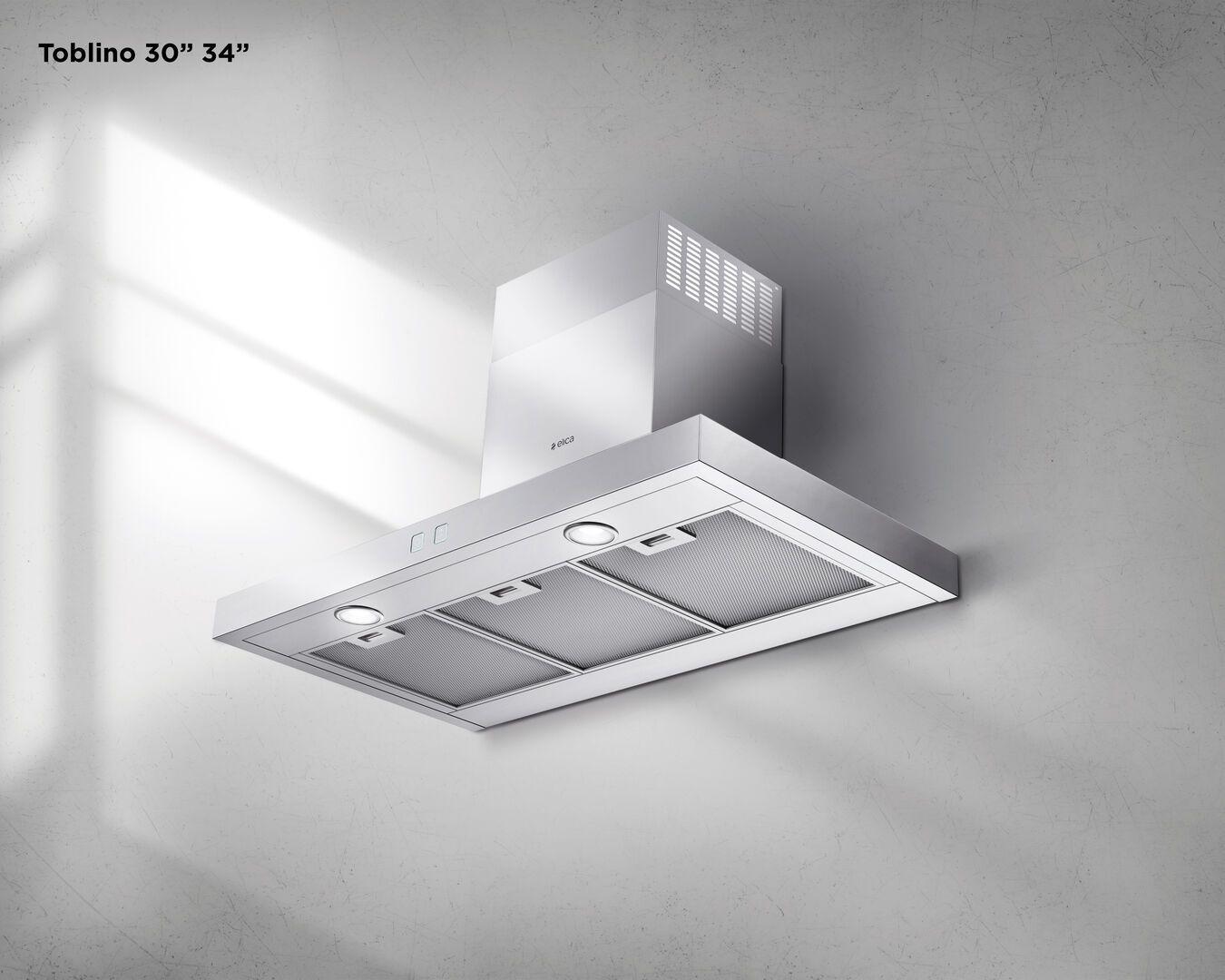 Elica ETB436S3 TOBLINO Wall Mount Range Hood 36" wide - 400CFM