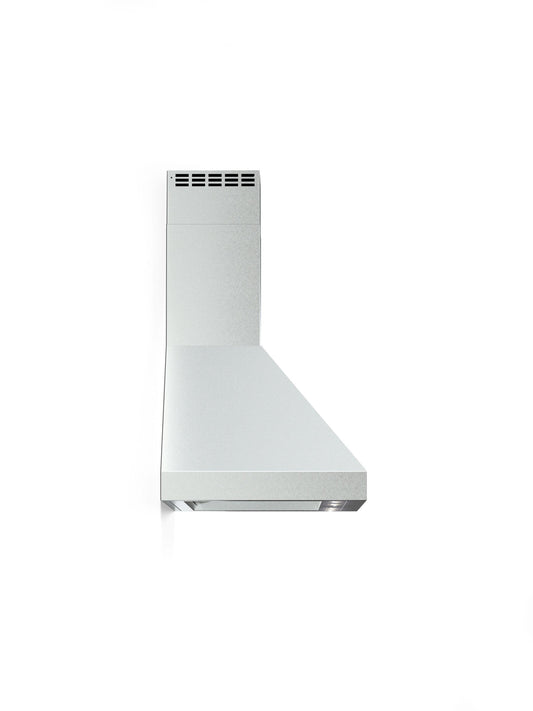 Verona VECHW48GSS 48" Designer Chimney Wall Hood- 1200 CFM - 4 Speeds