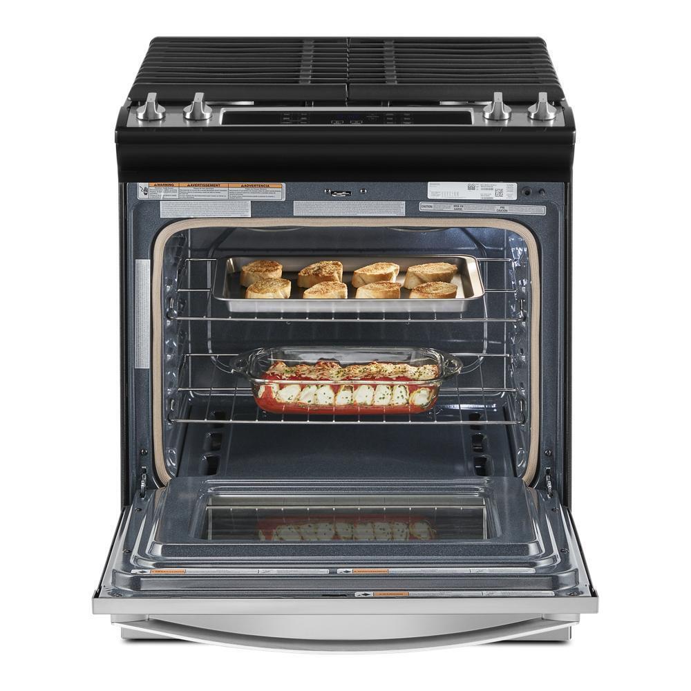 Whirlpool WEG515S0LS 5.0 Cu. Ft. Whirlpool® Gas Range with Frozen Bake™ Technology