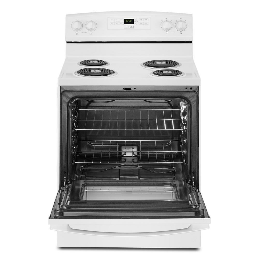 Amana ACR4303MFW 30-inch Amana® Electric Range with Bake Assist Temps