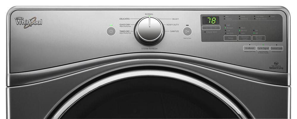 7.4 cu.ft. Front Load Electric Dryer with Advanced Moisture Sensing, 8 cycles